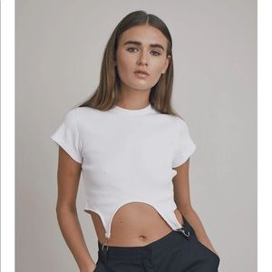 Ragged priest crop top